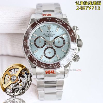 Clean Factory Rolex Daytona 4131 Blue Face Watch